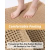 Upgraded Waffle Bath Mat 40x60 Super Absorbent Non Slip Comfortable
