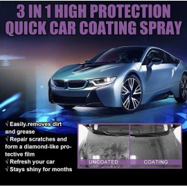 Nexa 3 in 1 High Protection Quick Car Coat Ceramic Coating Spray Hydrophobic 100ML US