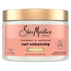 SheaMoisture Coconut & Hibiscus Curl Enhancing Smoothie, 12 Ounce