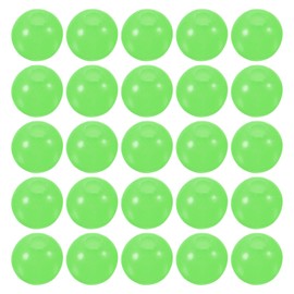 M METERXITY 200 Pcs Glow Fishing Beads - Plastic Luminous Round Soft Bait Egg Lure Rigs Apply to Outdoor Tackle Tool (3mm, Green)