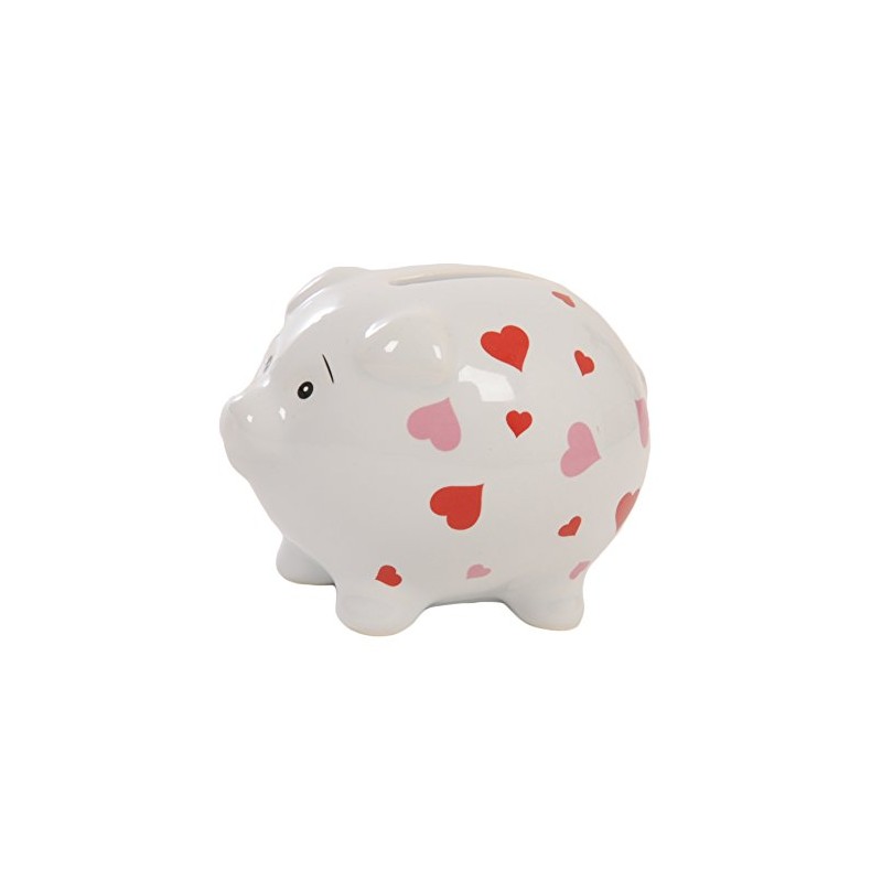 Suki Gifts Heart Piggy Bank