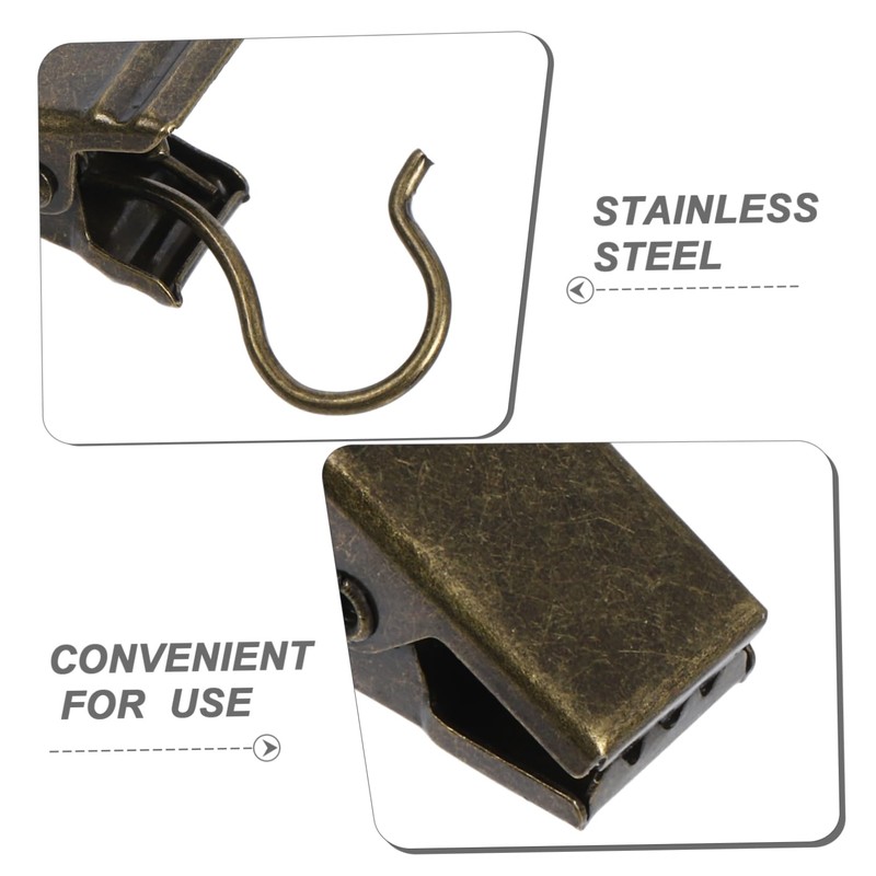 iplusmile Iron Shower Hooks Clips for Rv Awning 25pcs Hanging