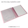 コクヨ ファイル クリアファイル キャリーオール 固定式 A4ワイド 20ポケット ピンク ラ-3P