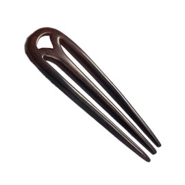 OSALADI Wooden Hair Pin Hair Stick Chinese French Teeth Turtle Hair Fork Clip Stick Chinese Wooden Fork Hair Pin Hair Comb Hair Clips Grips for Black Wooden Hair Fork