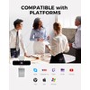 WYRESTORM Cámara web 4K con seguimiento de IA, enfoque automático,