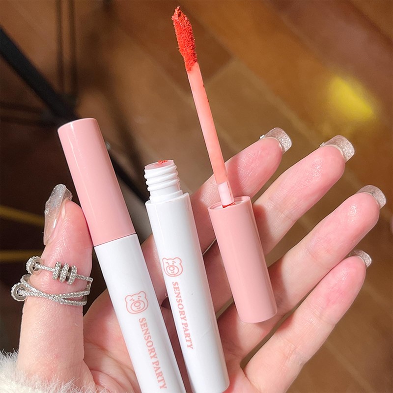 Mrettick 6 Colours Liquid Lip Gloss Set Velvet Matte Nude