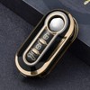 Misuyue Fiat 500 Key Cover, TPU Car Key Case for