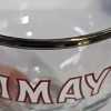 Chimay Lot of 2 Chimay Brewery Stemmed Silver Rimmed Trappist