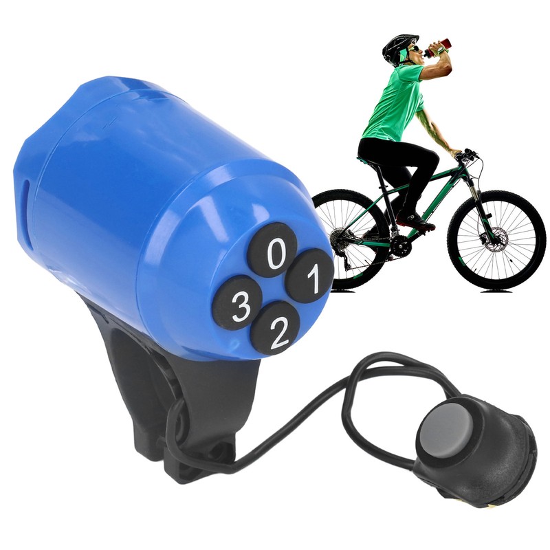 Bike Alarm Horn Electric Bicycle Security Bell Waterproof ABS Adjustable
