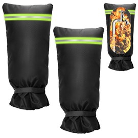 2Pack Large Outdoor Faucet Cover for Winter Freeze Protection, Pletpet 25" L x 13"W Winter Spigot Cover Long Outdoor Faucet Cover Socks for Winter Protection Pipe Insulation with Reflective Strip (2)