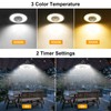 Auzev Shed Lights Solar Powered Indoor Outdoor 3000LM Pendant Light