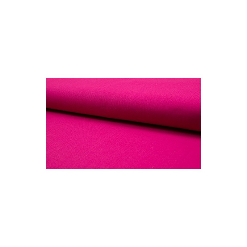 Luxury 100% Cotton Heavy Canvas Fabric Craft Material - FUCHSIA