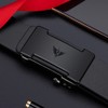 VANNANBA Cinturón de trinquete de diseño para hombre, hebilla automática,