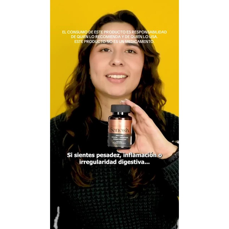 Psyllium, Probióticos, Papaína y Bromelina | Fórmula en Cápsulas con