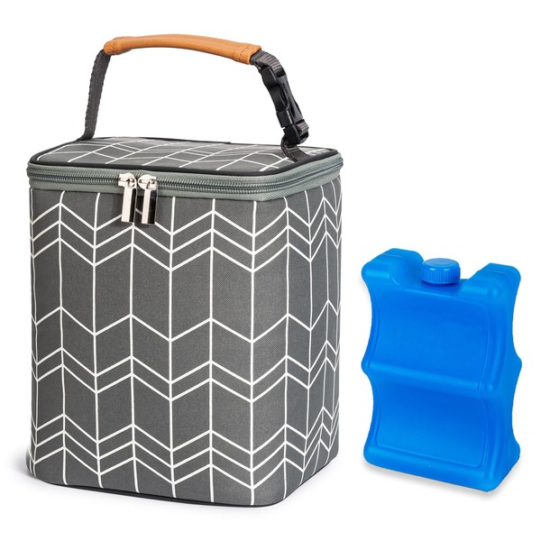 BABEYER - Bolsa térmica para leche materna con paquete de