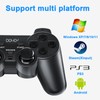 DOYO Wireless PC Gaming Controller, Dual-Vibration Steam Joystick Gamepad Computer
