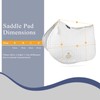 Harrison Howard Ergonomic Design Saddle Pad Non-Slip Suede Outer Perfect