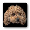 Fractal Artworks Poochon Coaster with Fractal Art Design #1-2