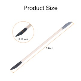 HARFINGTON 70pcs Sanding Sticks 150/280 Grit Match Sanding Sticks for Fine Detailing Sanding Tools Plastic Models Assorted Metal Wood Buffing, Black/Gray