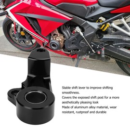 Motorcycle Gear Shift Stabilizer, Fydun Shifting Gear Lever Stabilizer Aluminum Alloy Gear Shift Support Holder for CBR650R CB650R 2020‑2022(black)