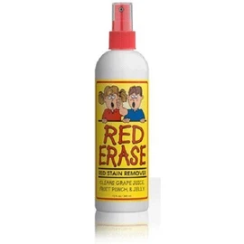 Red Erase Stain Remover Safe for Children & Pets Biodegradable 12 oz Bottle
