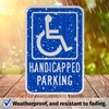Brimar - 12x18" Handicapped Parking Sign - Engineering Grade Reflective