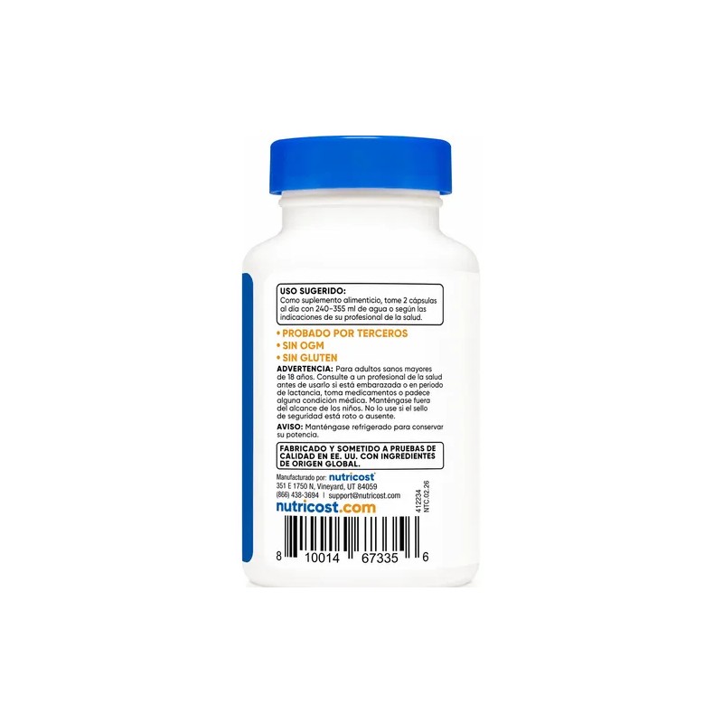 Suplemento Nmn 500mg, Antienvejecimiento,aumenta Niveles Nad