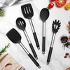 TeamFar Cooking Utensils Set, 5 PCS Silicone Kitchen Utensils with