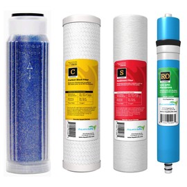 Aquatic Life Reverse Osmosis 10” Replacement Filter Cartridges Kit (Carbon)