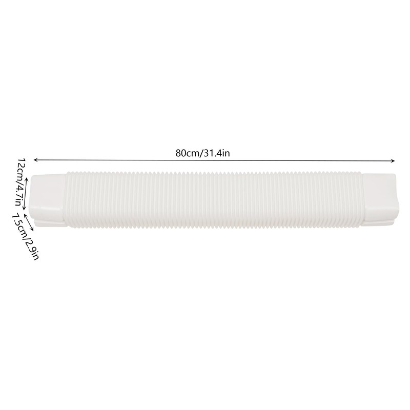 QUEMARQUE Mini Split Line Set Cover, 5" 17Ft Air Conditioner