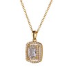 LuckyLy Set de Joyería para Mujer Oro 14k con Zirconia