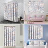 Science Shower Curtain Funny Math Geometric Equation Theme Cloth Fabric