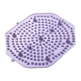 perfeclan Druckpunktkissen, kompakte Anti -Slip -Fuß -Peeling -Matte, ergonomische Akupressurmatte für Haushaltsreisen, Violett