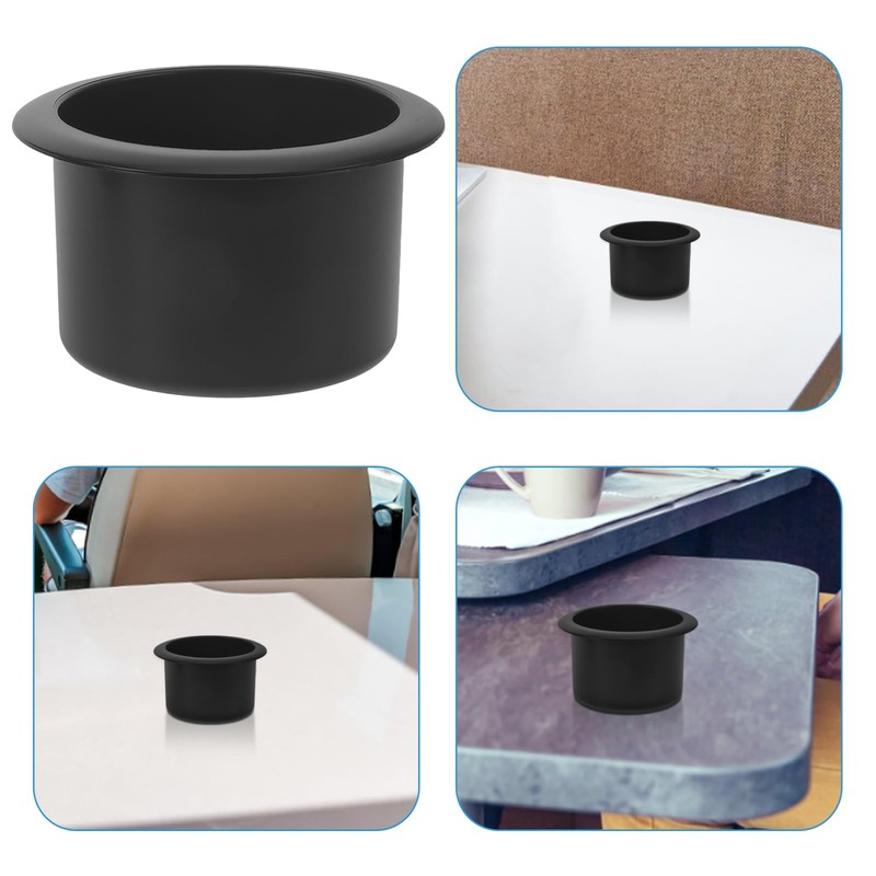 Gatuida 2pcs Plastic Cup Holder Inserts Car Couch Cup Holder