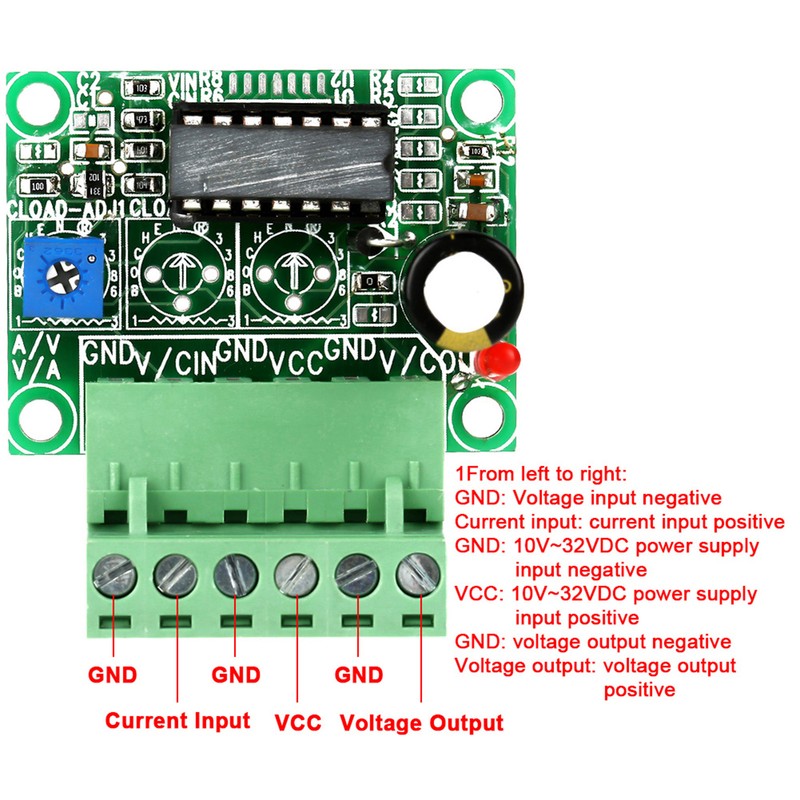 1pc 0-20mA to 0-5V Signal Conversion Module I/V Converter Current