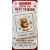 Teacher Thank You Card The Best Teacher