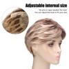 Woman Short Wig Synthetic Layered Straight Fluffy Heat Resistant Soft