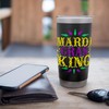 Mardi Gras King Costume Gift Stainless Steel Insulated Tumbler