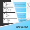 RVGUARD RV City Water Inlet with Regulator, Chrome Wall Mount