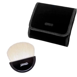 OG-02N-K Kumano Brush, Fan Type, Mini Powder Brush (Goat Hair), Simple Case