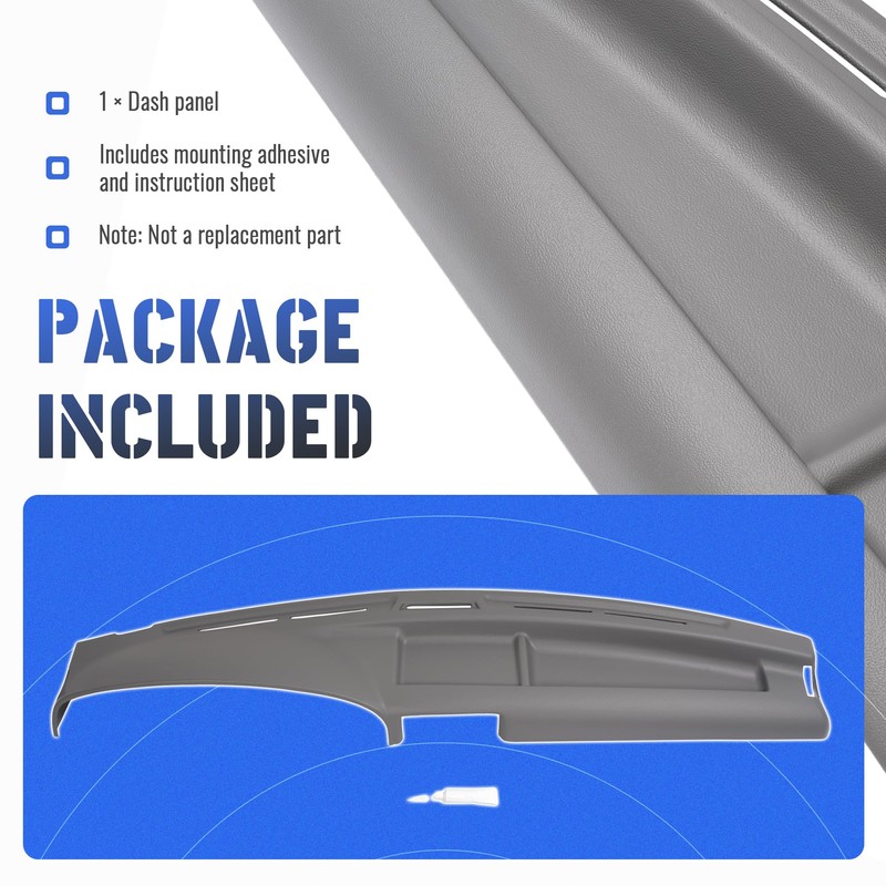 HECASA Dashboard Cover Compatible with 1992-1997 Ford Bronco F-150 F-250