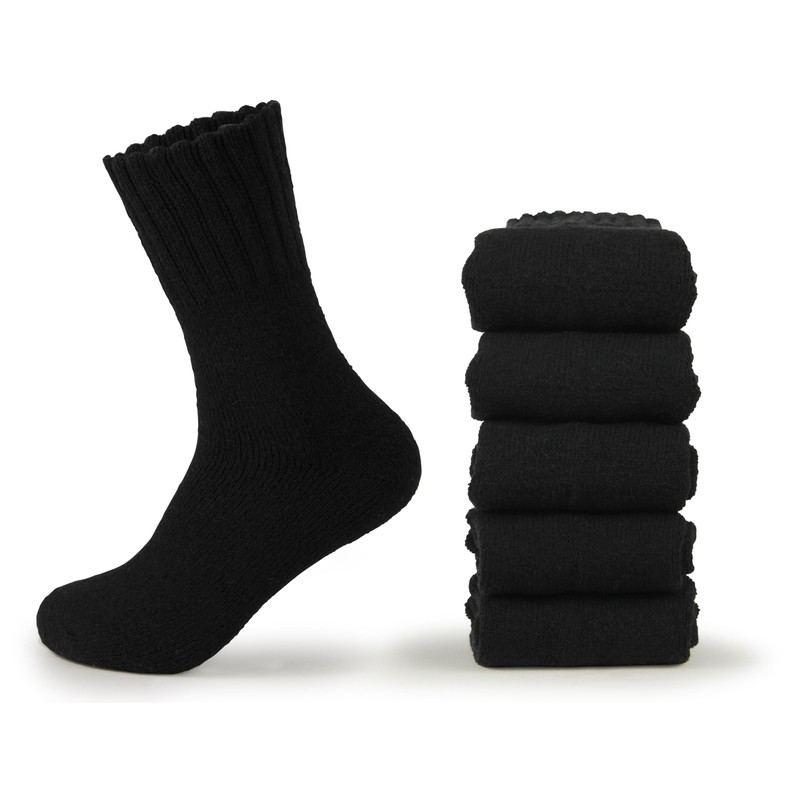 BomKinta Boot Socks for Men Solid Winter Socks Thick Warm
