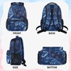 Eizlang Blue Gaming Consoles Laptops Backpack,Travel TSA Friendly Flight Approved