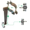 Sta-Klos Gate Closer – Premium Self-Closing Stainless Spring with Adjustable