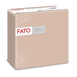 Fato, Trockene Papierservietten, Airlaid, Textileffekt, Packung mit 50 Servietten, Größe 40x40 gefaltet in 4, Dekoration Schatten Bordeaux