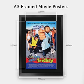 HWC Trading FR A3 Next Friday - Friday 2 Ice Cube Gifts Printed Poster Signed Autograph Picture for Movie Memorabilia Fans - A3 Framed