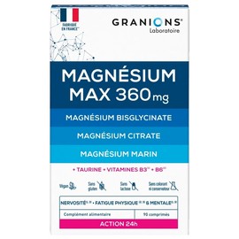Granions Magnesium Max 360 mg 90 Tablets