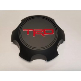 Toyota TRD Matte Black Center Cap Set Tacoma 4Runner FJ Cruiser PTR20-35111-BK