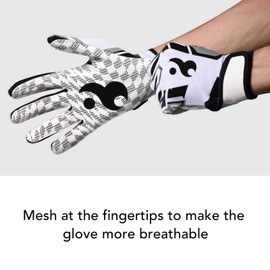 plplaaoo Football Accessories, Football Gloves, Receiver Gloves, Youth Football Gloves, Football Gloves for Men, Non-Slip American Football Rugby Gloves, Breathable (M) Football