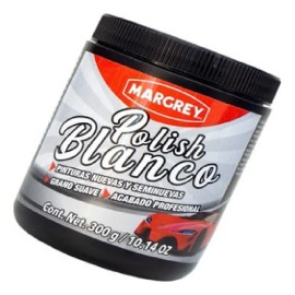 Cera Crema Margrey Automotriz Pulimento Color Blanco De 300ml 300g
